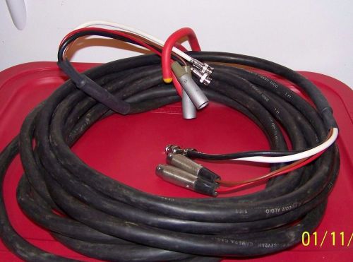 Clark Custom,30&#039;, 2 RG-56 (BNC) and 2 low impedence audio w/3 conductor XLR