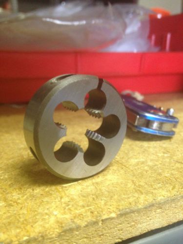 M14 X 1.50 X 1-1/2&#034; HIGH SPEED STEEL LEFT HAND ROUND ADJUSTABLE DIE