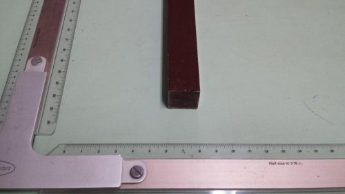 1&#034; x 1&#034; X 48&#034;  URETHANE / POLYURETHANE 75 D BROWN BAR P/N 11400