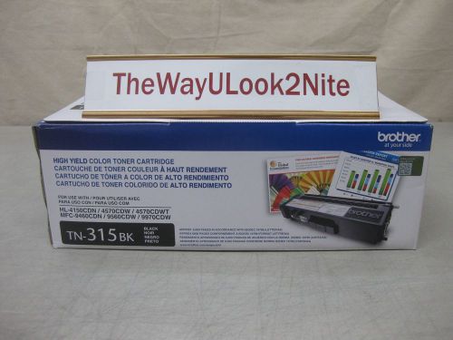 Brother Fax Toner Cartridge TN-315BK New Genuine Factory Sealed Box Black