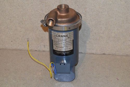 Crane  dynapump model #  523e canned motor pump for sale