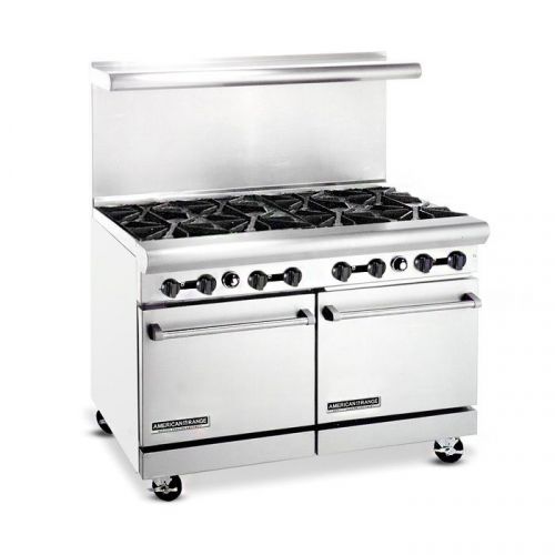 American Range AR-8, Heavy Duty Gas 48 inch, 8 burners Restaurant Range