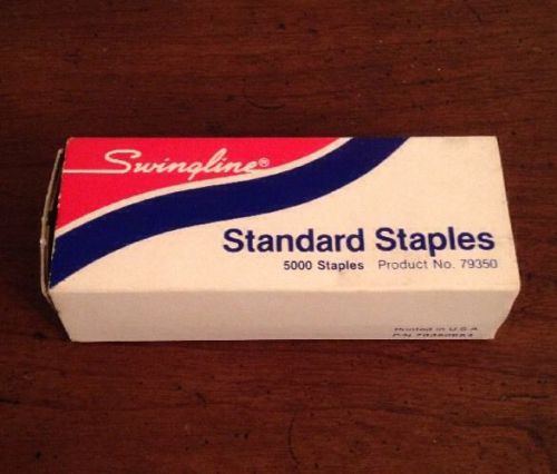 VINTAGE SWINGLINE STANDARD STAPLES Full Box Of 5000