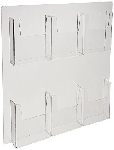 SourceOne Source One 2 Piece Set Six Pocket Wall Mount TriFold Brochure/Menu