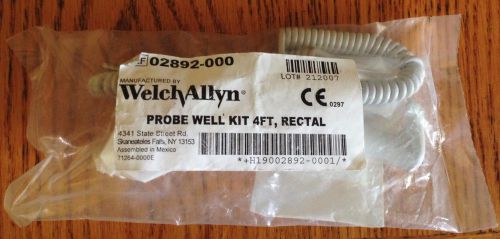 WELCH ALLYN SURETEMP Probe &amp; Well Kit 4ft Rectal #02892-000 Sure Temp 690/692