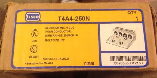 ILSCO D2199 T4A4-250N 250MCM-6 600 Volts AL9CU (lot 770)