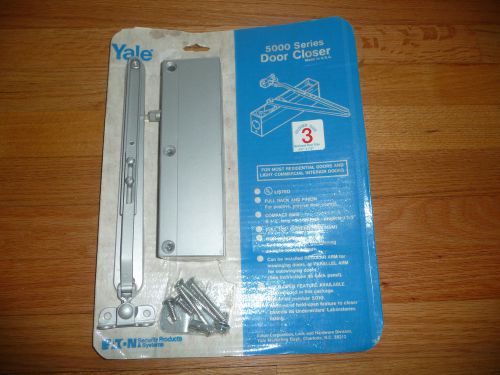 Yale 5000 series aluminium door closer right or left opening doors full opening for sale