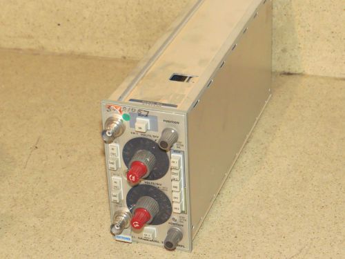 TEKTRONIX 5A18N DUAL TRACE AMPLIFIER PLUG IN (B)