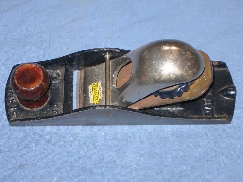 STANLEY RULE &amp; LEVEL NO 110 BLOCK PLANE NICE CONDITION ORIGINAL STICKER USA