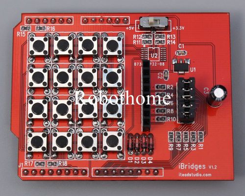 5V DC IBridge 4x4 keypad with Nokia LCD Interface Stable for Arduino