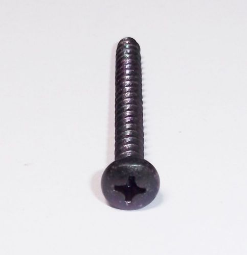 10 x 2&#034; phillips pan head sheet metal screw (ph pn sms)    color = black for sale