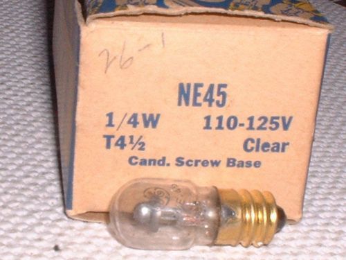 GE NE-45 (x1) Short GE-55(x2) Pilot Hickok Tube Tester Vintage USA NOS Free Ship