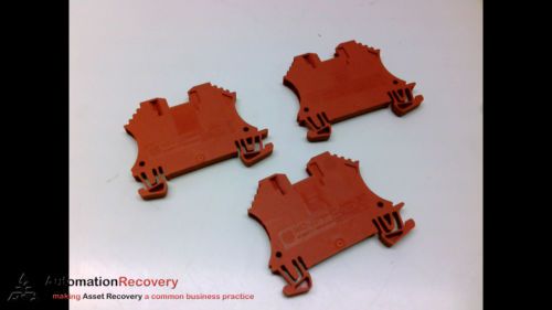 ALLEN BRADLEY 1492-J3TW - RED - PACK OF 3 -, NEW*