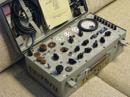 Military TV-7D/U Mutual Conductance Tube Tester - Calibrated