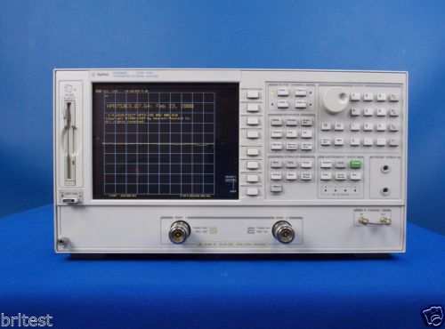 Agilent 8753ES S-parameter Network Analyzer, 30kHz -6GHz w/ opts:002/006/010/1D5