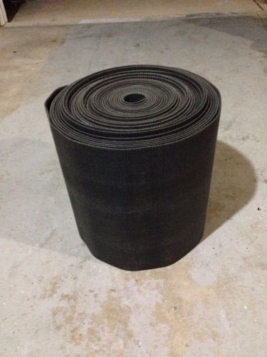 18&#034;x 89&#039; Black PVC 150 Rubber Rough Grip Top Incline Conveyor Belt