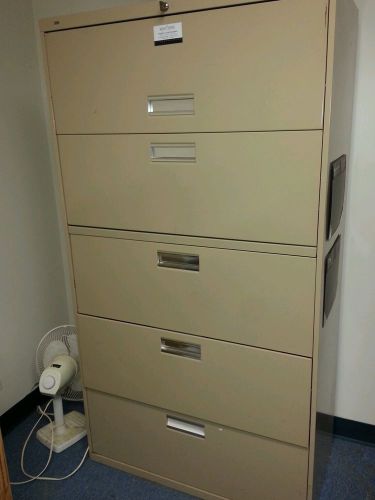 Receding 5 drawer Lateral File