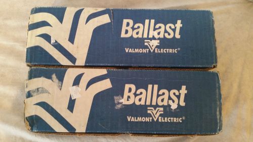 Valmont Electric 277 Volts 60 HZ Ballasts, 2 brand new in the box