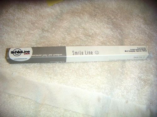 NEW SMILELINE PURE KOLINSKY CLEAR HANDLE BRUSH NO. 1910-A - SWISS MADE