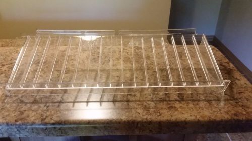 Acrylic Eliquid/Ejuice slatwall displays *Lot of 24 shelves!*