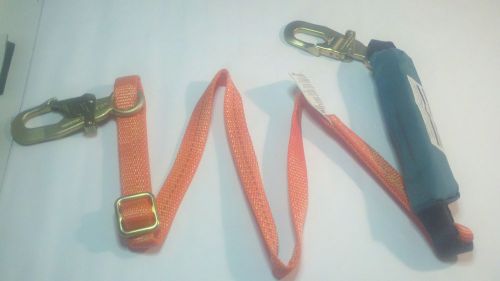 MSA 501235 LANYARD 1&#034; WIDE 6&#039; LONG OSHA SAFETY HARNESS STRAP w/DYNABRAKE SHOCK