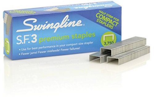 Swingline s.f. 3 premium staples, 27% fewer misforms, chisel point, half strip, for sale