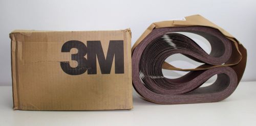 3M  Aluminum Oxide Cloth Belt 341D 4&#034;x60&#034; 80 Grit 51144263684  50-Pack NIB