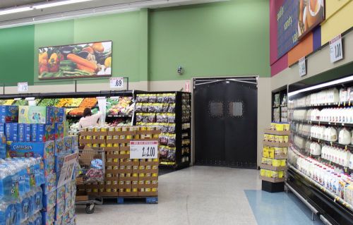 BEST SUPERMARKET DOORS - GORILLA FLEXIBLE (Double Doors) 36&#034; x 84&#034;