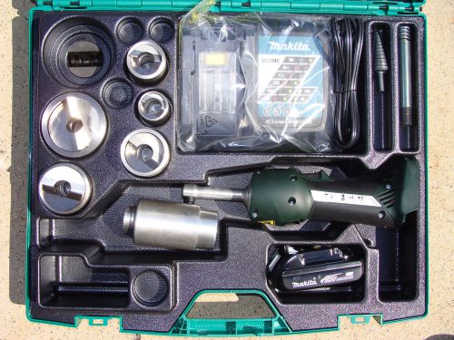 Greenlee gator ls50l battery powered knockout punch set *xxxcond*freeshipping nr for sale