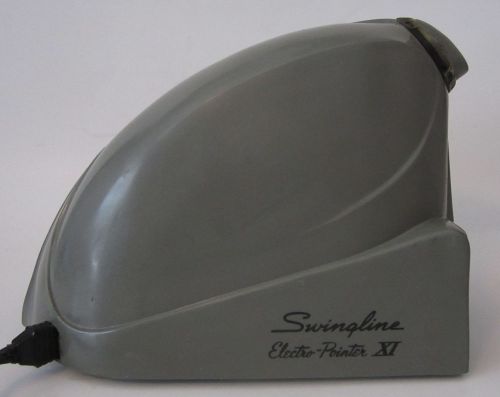 Vintage Streamlined Art Deco Swingline XI Electro Pointer Pencil Sharpener Works