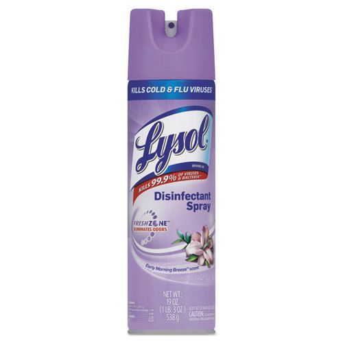 Disinfectant Spray, Early Morning Breeze Scent, 19 oz Aerosol