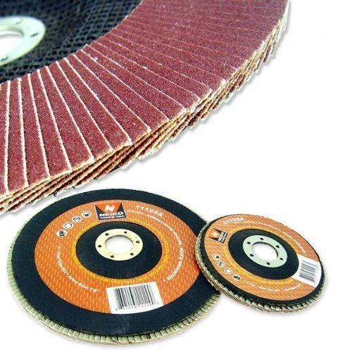 20 new 4.5&#039; 60 grit flat flap disc neiko aluminum oxide grinding sanding wheels for sale