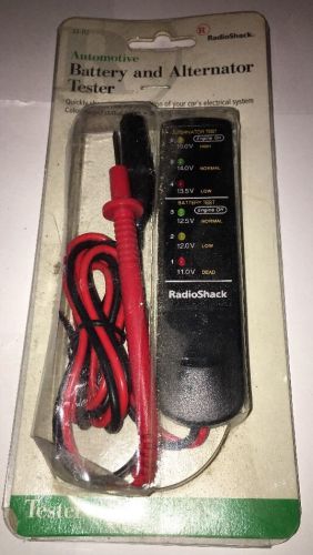 Radio Shack Battery And Alternator Tester, Model#22-112