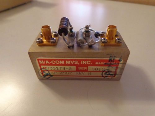 Microwave Associates/ MA Comm MVS, Model 805173-2  Amp Assembly Rev H