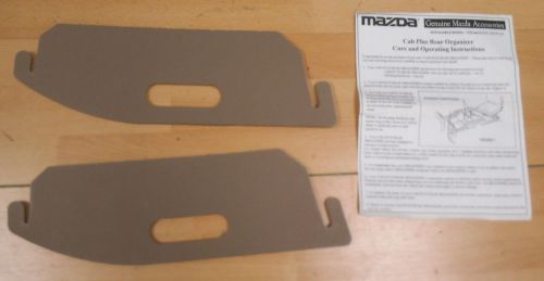 Mazda Cab Plus Rear Organizer Genuine Mazda Accessory Applicable 1998 (Set of 2)