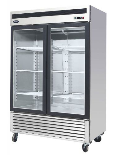 Atosa MCF8703, Bottom Mount 2-Glass Door Freezer