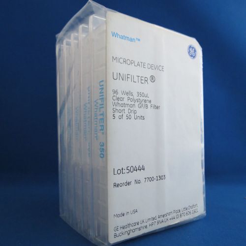 Whatman unifilter ps 96 well plates 350ul gf/b filter # 7700-1303 short drip for sale