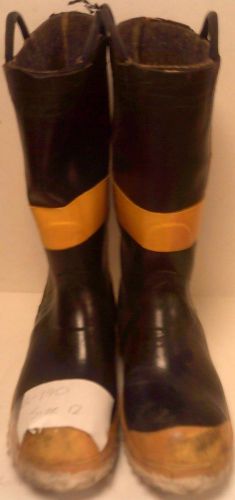 Ranger Firemaster Firefighter Turn Out Gear Rubber Boots Steel Toe 12 M  R190