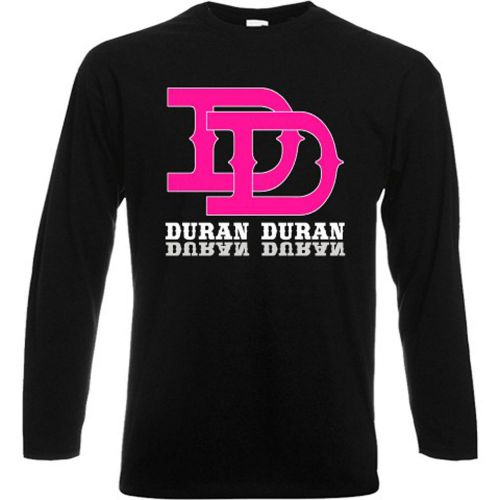 DURAN DURAN 80s Pop Rock Retro Music Men&#039;s Long Sleeve Black T-Shirt Size S-3XL