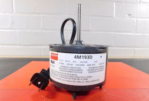 HVAC Motor, 1/50HP, Shaded Pole, 1550 RPM, 115V, 0.80A, 1PH, Direct Drive/HU3/RL