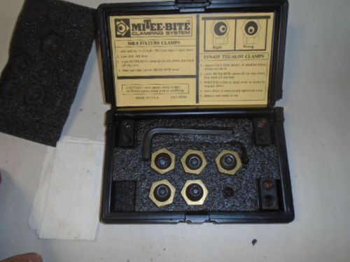 MACHINIST TOOLS  LATHE MILL Machinist Mitee Bite T Slot Kit in Case