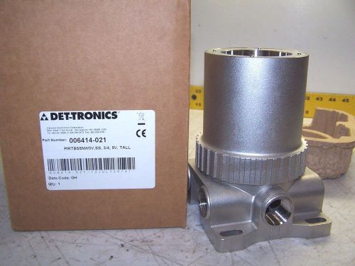 NEW DET-TRONICS 006414-021 TERMINATION BOX PIRTBS5NW3V SS 3/4 5V TALL 18-32 VDC