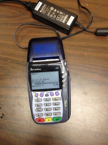 VERIFONE Vx570 DUAL COMM Internet/IP/Dial Model OMNI 5750