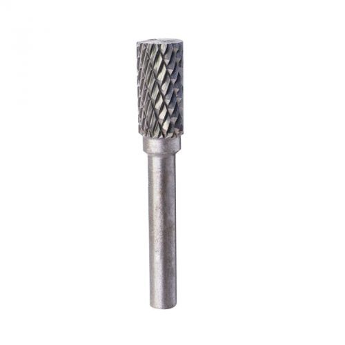 1/4&#034; Cylindrical Cut Tungsten Carbide Burr Bur Cutting Die Grinder Bit 10mm New