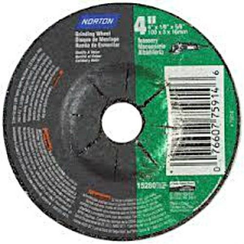 10pc Norton 75914N 4 x 1/8 x 5/8 Depressed Center Masonry Cut-off Wheel