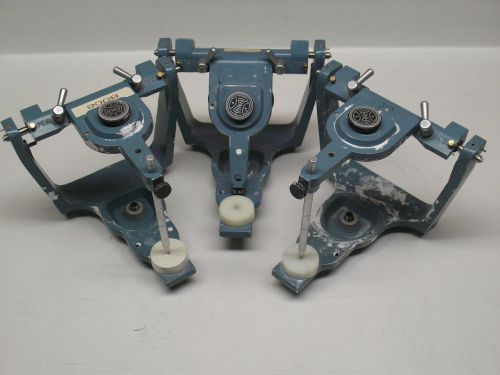 3 X HANAU MATE DENTAL ARTICULATOR S LAB SUPPLIES WAX  # 2