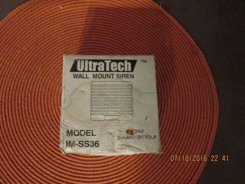 Ultratech wall mount sirenmodel im-ss36 for sale