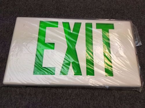 Sure-lites exit cover replacement nip sold each green light up sign parts for sale