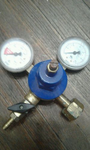 Taprite CO2 Beer Regulator, Double Gauge, Single 5/16 Check Valve Kegerator