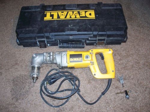 Dewalt dw120 heavy duty corded 1/2&#034; right angle drill kit for sale